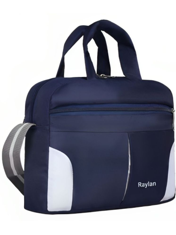     			Raylan Blue Solid Messenger Bag