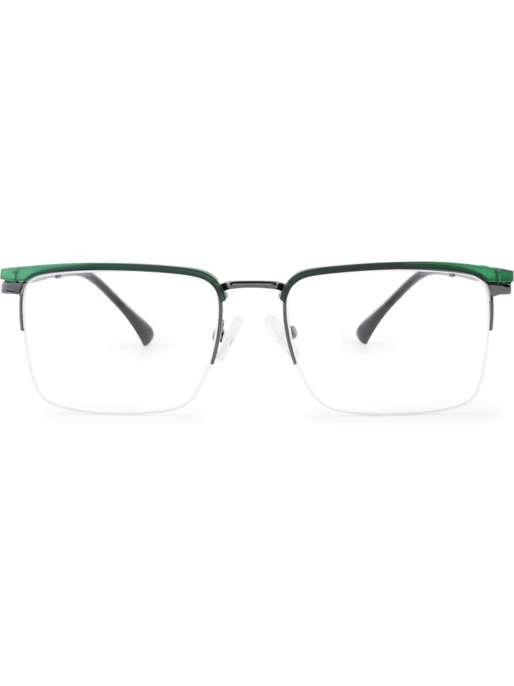     			Redex Green Rectangular Eyeglass Frame ( Pack of 1 )