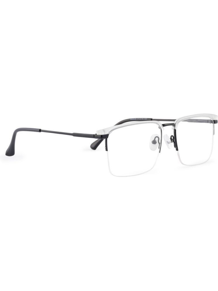     			Redex White Rectangular Eyeglass Frame ( Pack of 1 )