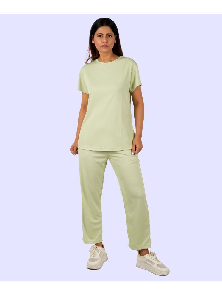     			SKYKNIT Green Cotton Blend Women's Nightwear Nightsuit Sets ( Pack of 1 )