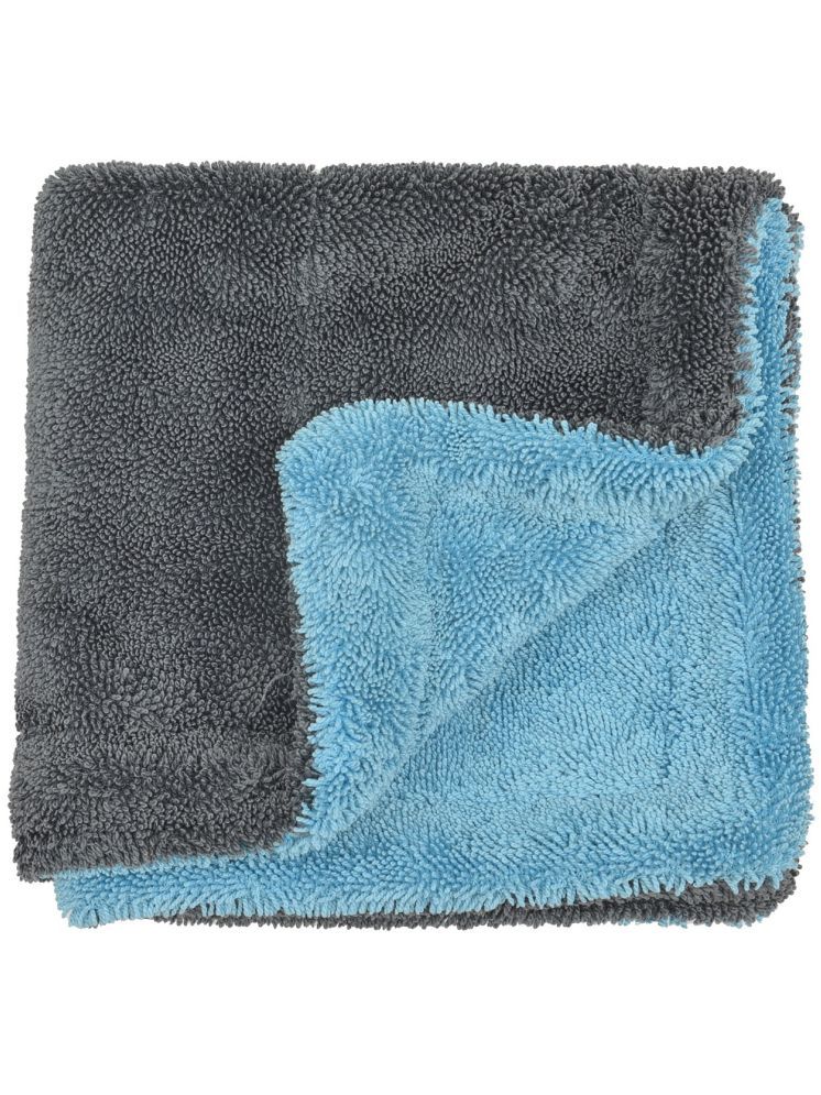     			MYTIG CLEAN Blue 1200 GSM Microfiber Cloth For Automobile ( Pack of 2 )