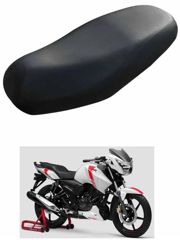     			RONISH Bike/Scooty Seat Cover Black For TVS Apache RTR 160 4V