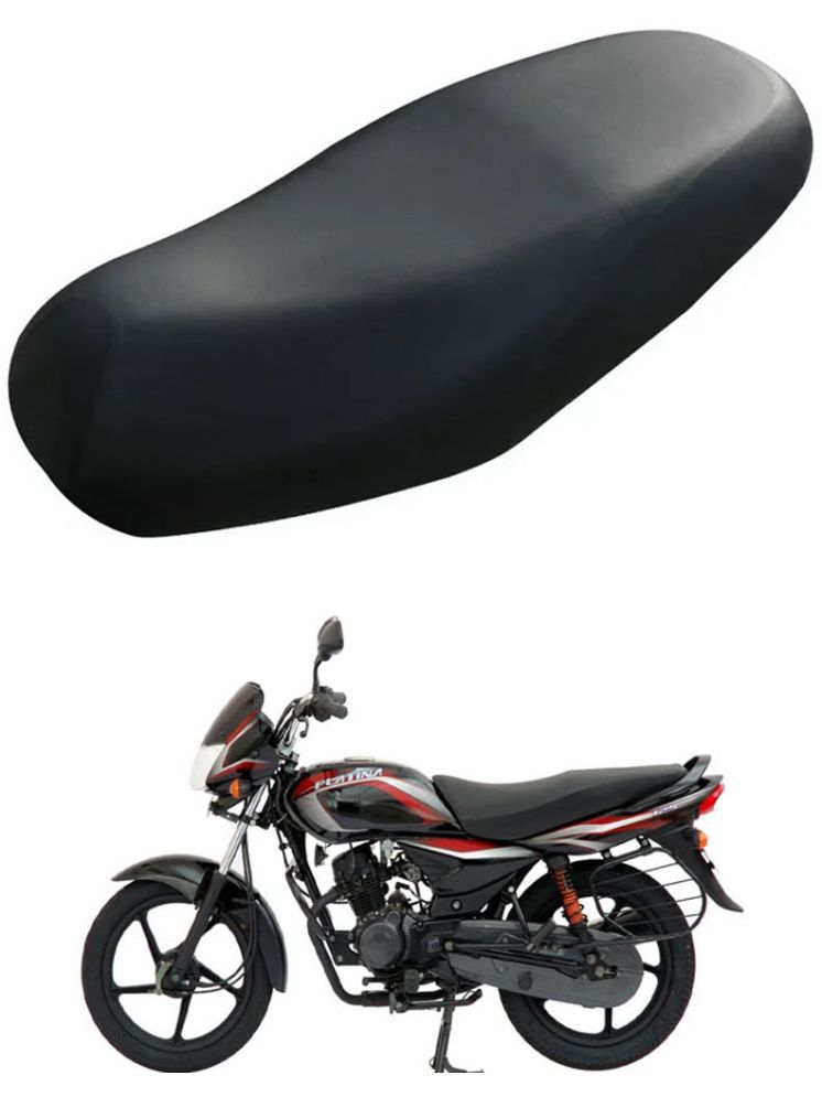     			RONISH Bike/Scooty Seat Cover Black For Bajaj Platina 100 DTS-i