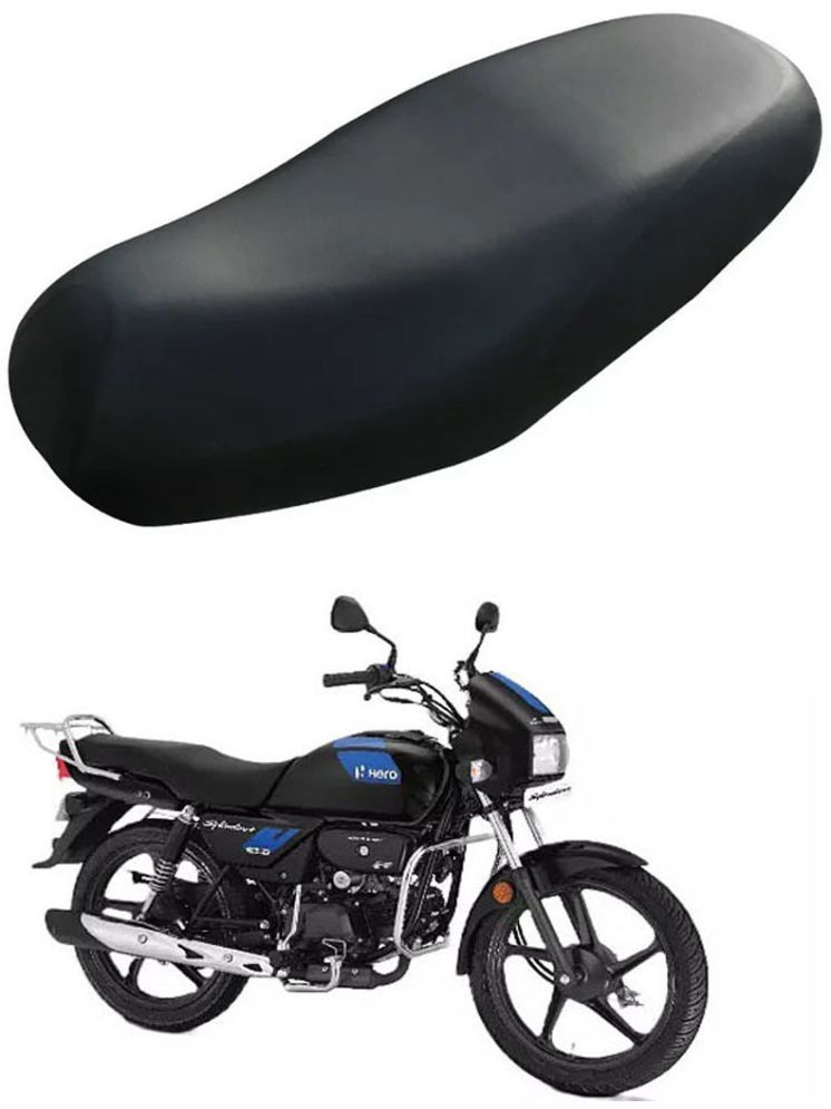     			RONISH Bike/Scooty Seat Cover Black For Hero Splendor Plus New