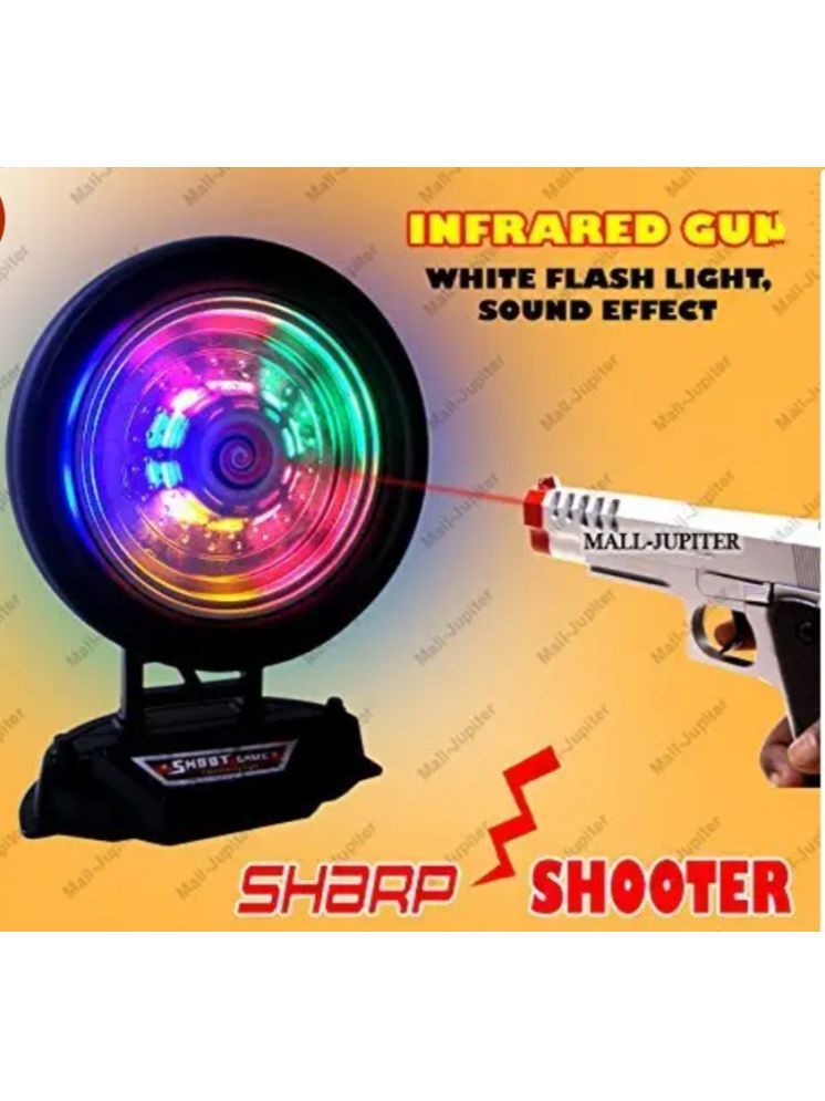     			1847Y-YESKART Toy Leaser target gun for Kids Laser Target Gun Sharp Shooter Toy Shooting Game with Music and Lights for kids Laser Gun for kids Shooting Gun for Kids