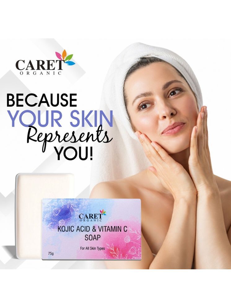     			Caret Organic Beauty Kojic Acid & Vitamin C Bathing Bar for All Skin Type ( Pack of 1 )