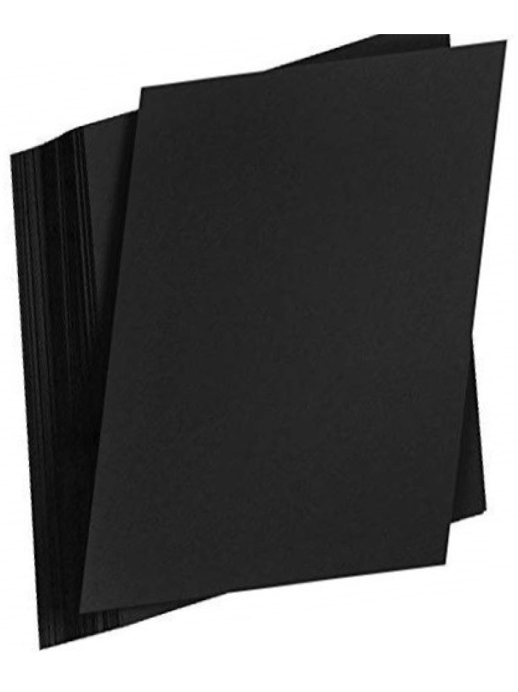     			FREEDY 20 pcs Black Color Sheets (180-240 GSM) Copy Printing Papers/Art and Craft Paper A4 Sheets Double Sided Colored Origami Folding School, Office Stationery