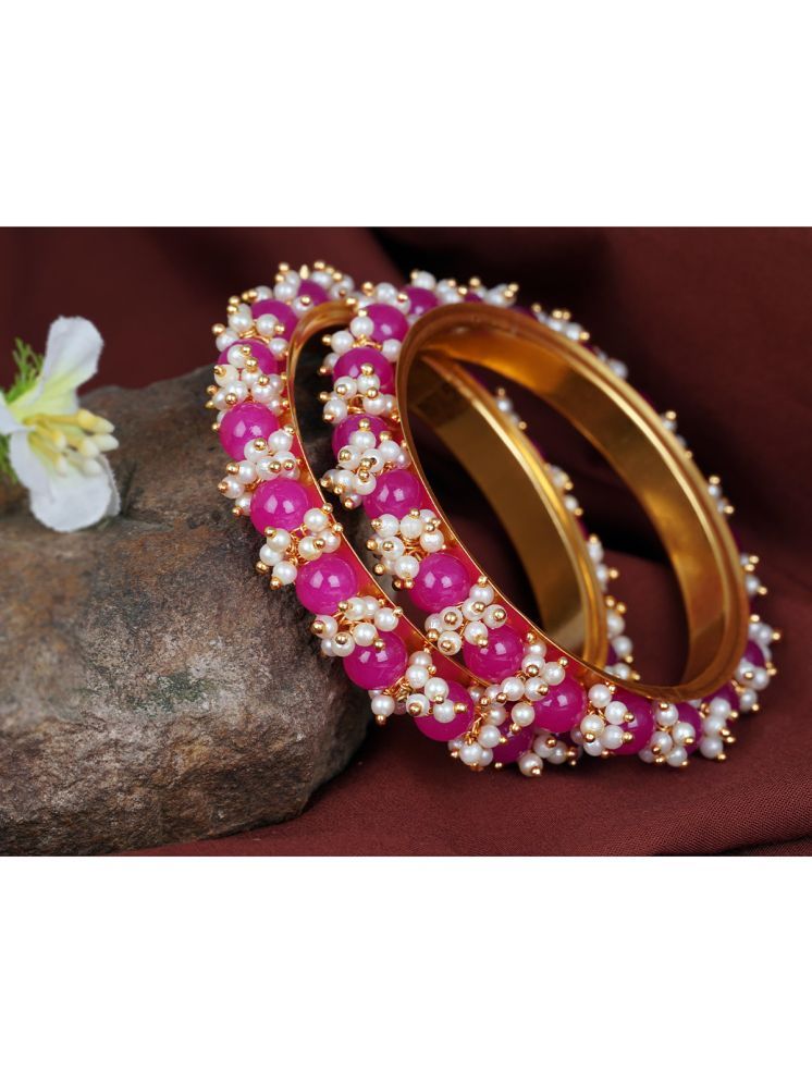     			JFL - Jewellery For Less Multicolor Bangle ( Pack of 2 )