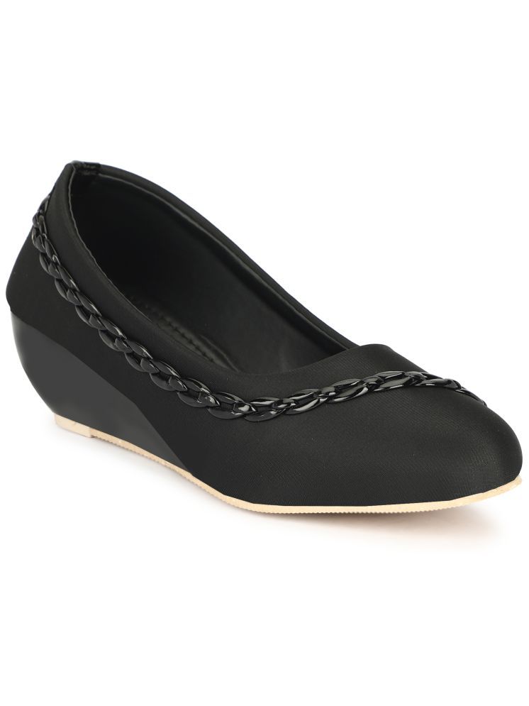     			Rimezs Black Women's Casual Ballerinas