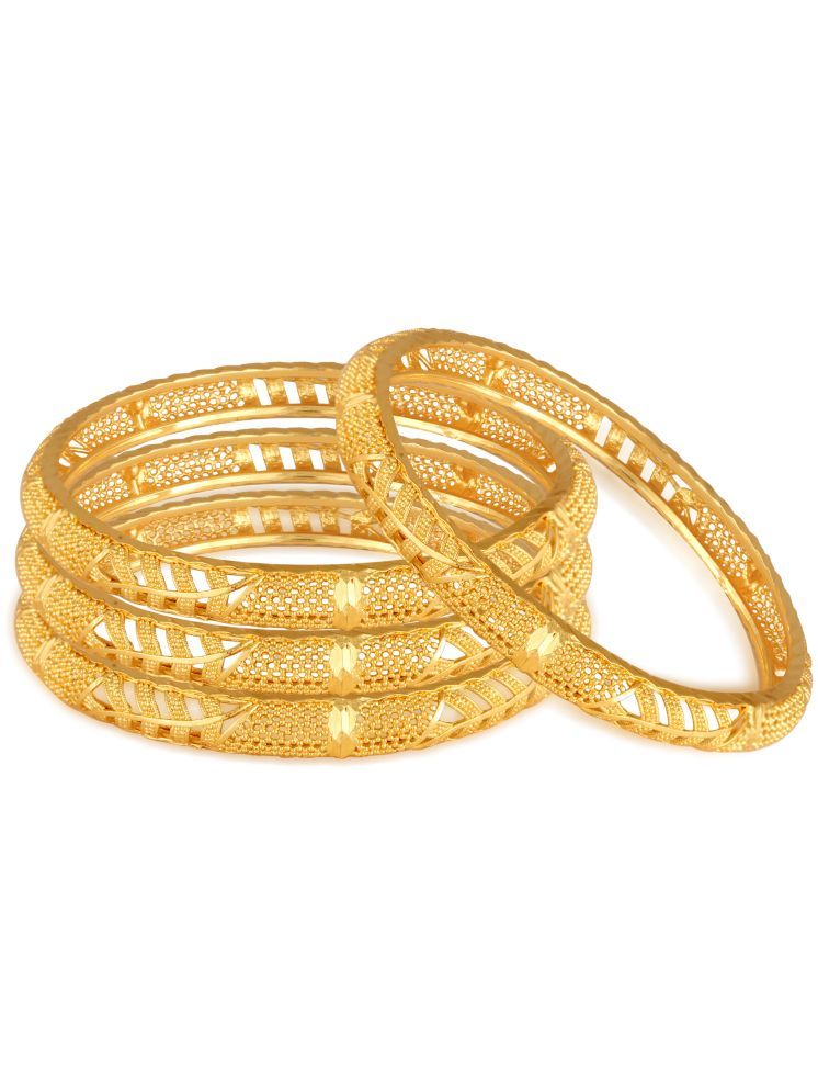     			Vighnaharta Gold Bangle Set ( Pack of 2 )