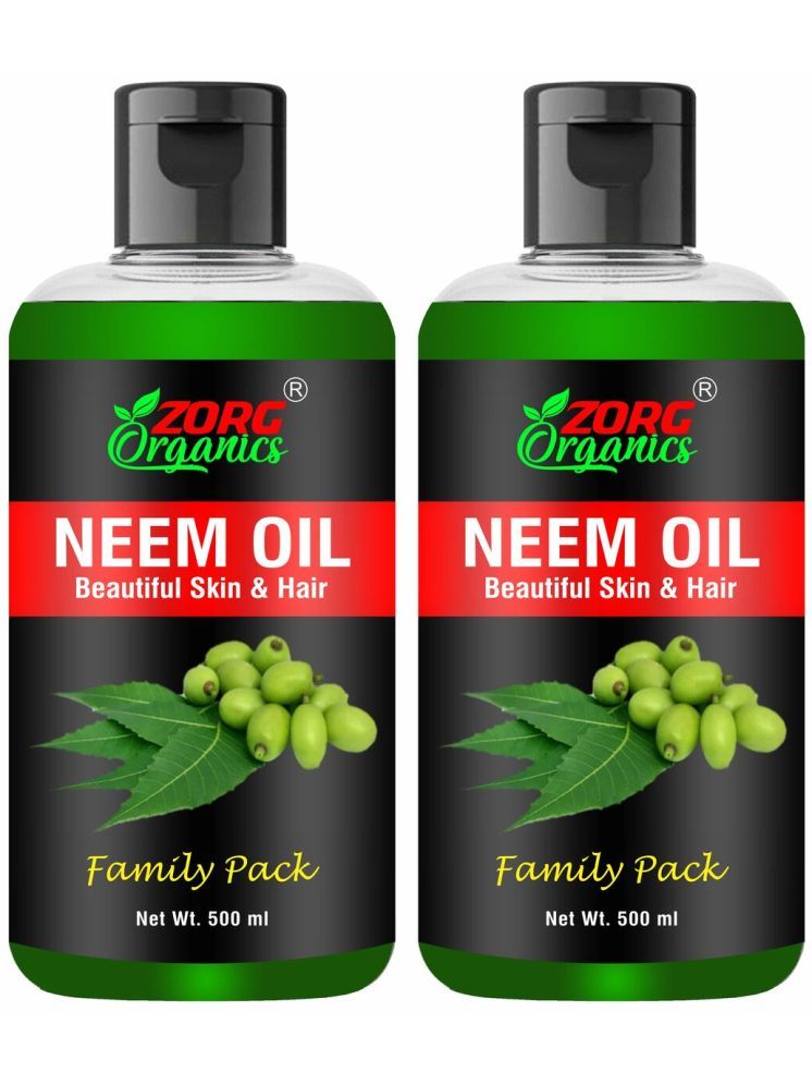     			Zorg Organics Anti Hair Fall Neem Oil 1000ml ( Pack of 2 )