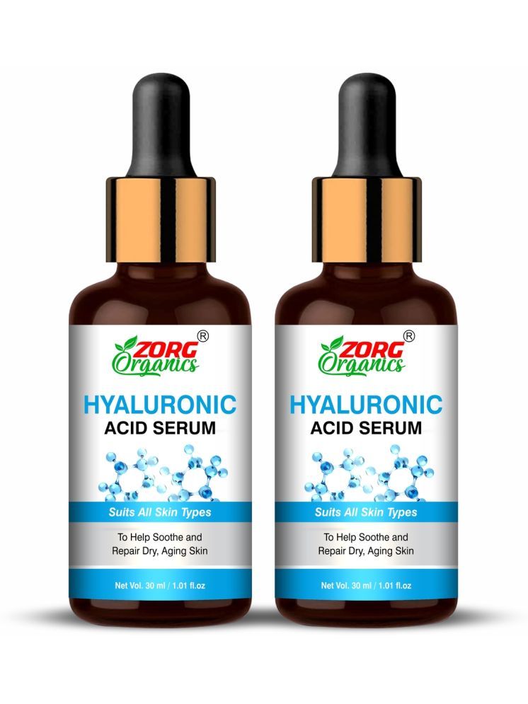     			Zorg Organics Face Serum Hyaluronic Acid Daily Care For All Skin Type ( Pack of 2 )