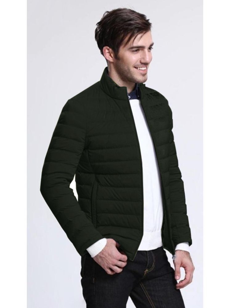     			nikline Polyester Men's Puffer Jacket - Green ( Pack of 1 )