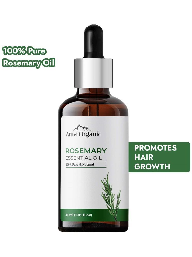     			Aravi Organic Rosemary Aromatherapy Essential Oil Aromatic With Dropper 10 mL ( Pack of 1 )