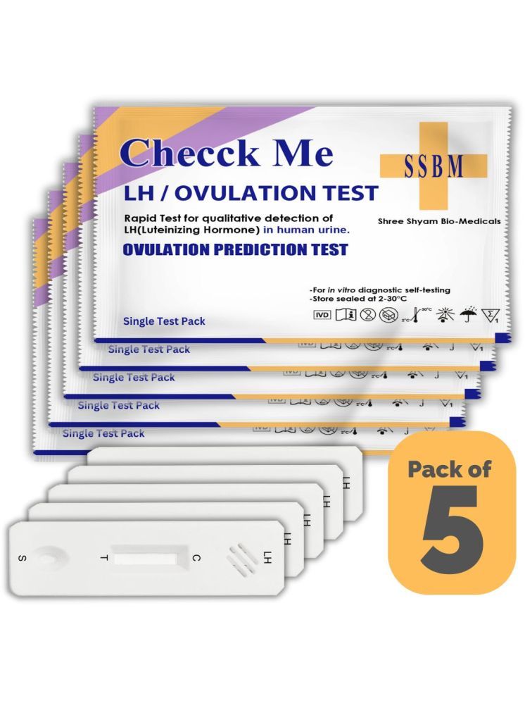     			CHECCK ME LH detection Ovulation Test Kit for pregnancy planning -Pack of 5