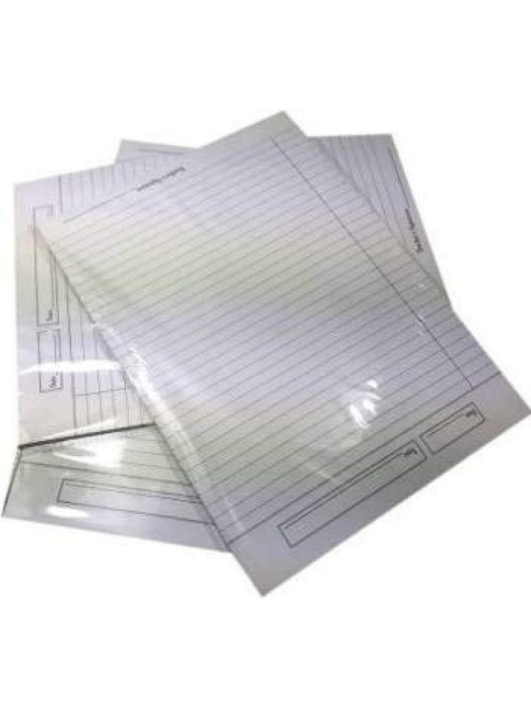     			ECLET A4 Size One Side Ruled 100 white Sheet  for Project/Assignment/Practical/Homework