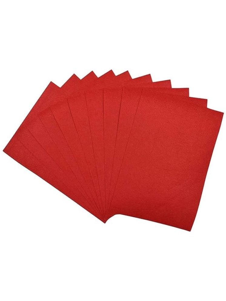     			Freedy 40 pcs Red Color Sheets (180-240 GSM) Copy Printing Papers/Art and Craft Paper A4 Sheets Double Sided Colored Origami Folding School, Office Stationery