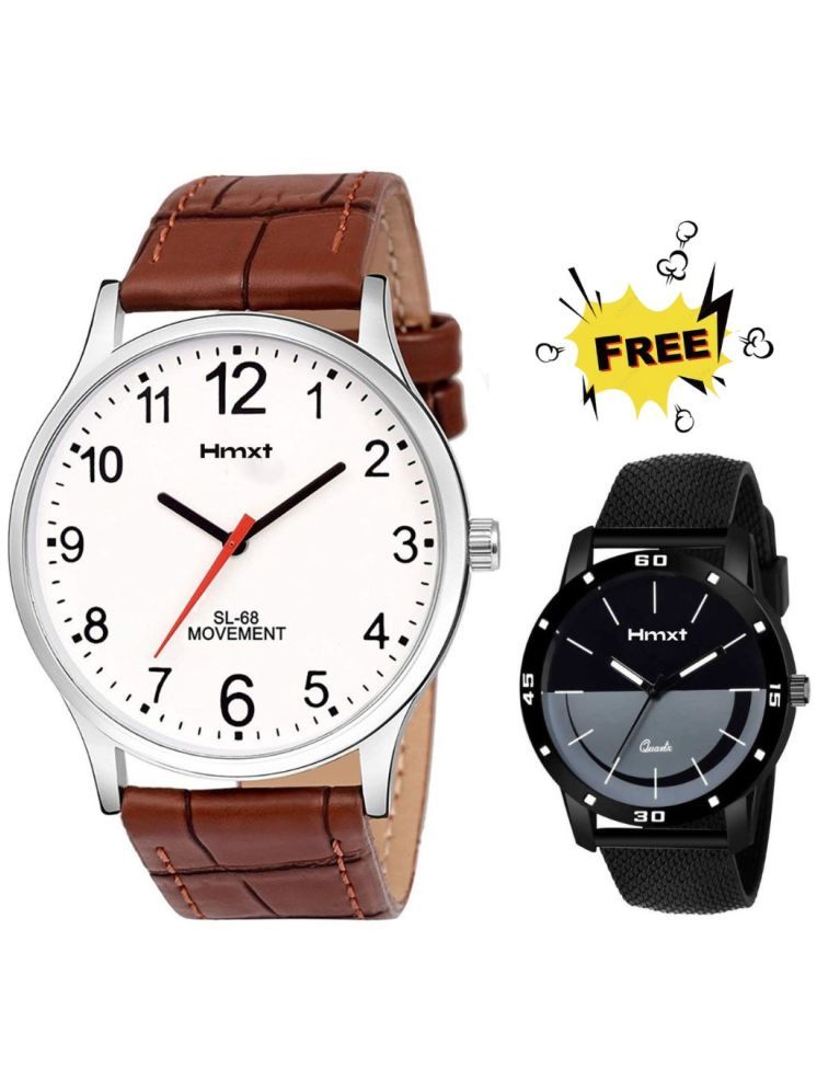     			HMXT Analog Watch Watches Combo For Men and Boys ( Pack of 2 )