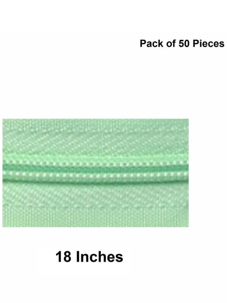     			Jyoti Zipper - Concealed Size 3 - Color 15 (50 Zips of 18 Inches) Open-Ended, Ideal for Tailoring, Crafts, Fashion, Dressmaking | Zips Used in Stitching, Sewing, Pants, Bags - Pack of 50 Pieces