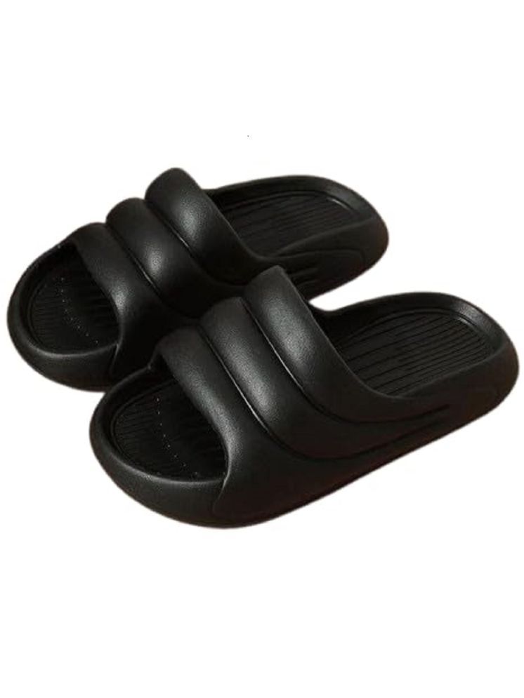     			RADHIKA GROUP Black Men's Daily Slipper