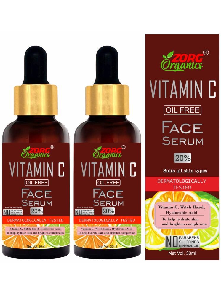     			Zorg Organics Face Serum Vitamin C Daily Care For Combination Skin ( Pack of 2 )