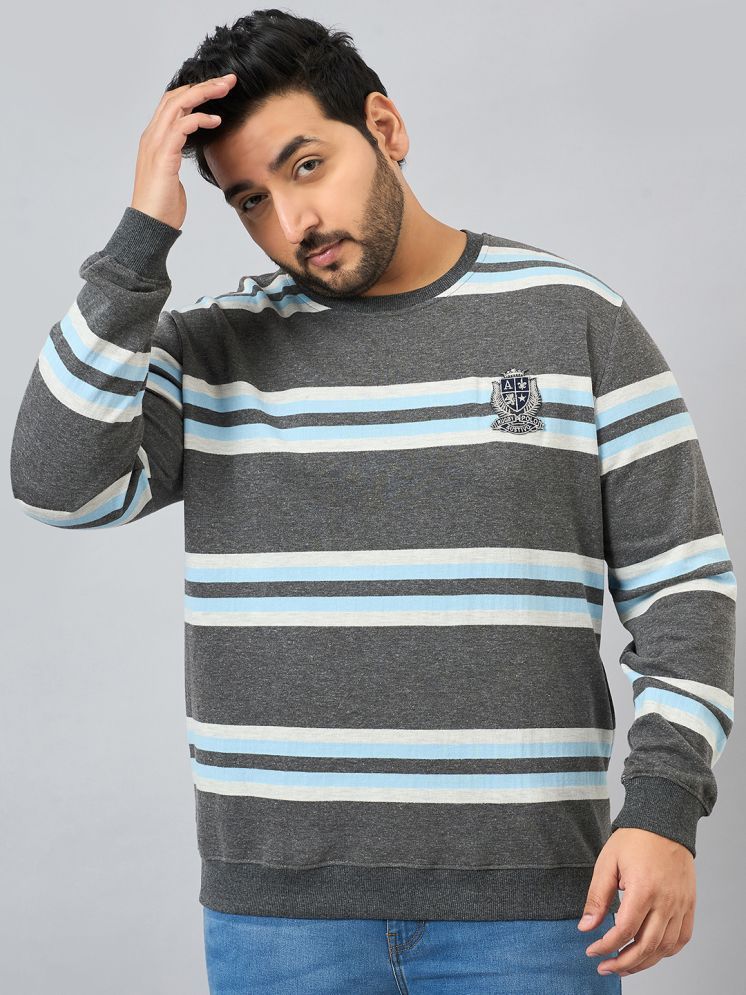     			AUSTIVO Fleece Round Neck Men's Sweatshirt - Multi ( Pack of 1 )