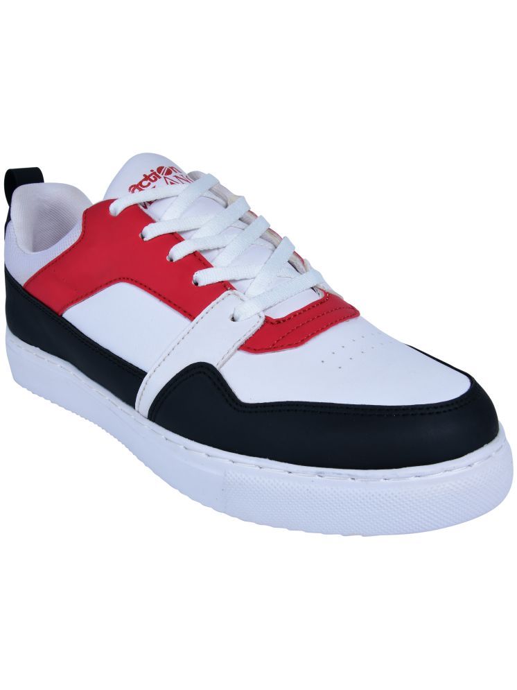     			Action Milano Red Men's Sneakers