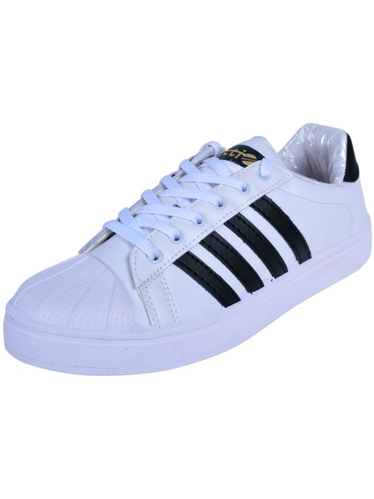     			Action Milano White Men's Sneakers