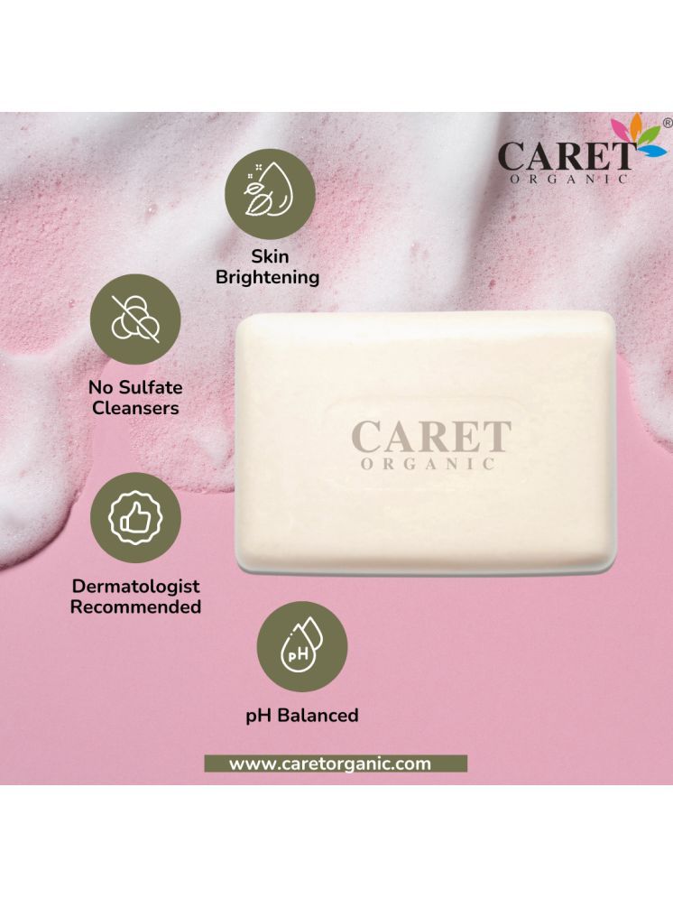     			Caret Organic Skin Whitening & Vitamin C Soap for All Skin Type ( Pack of 1 )