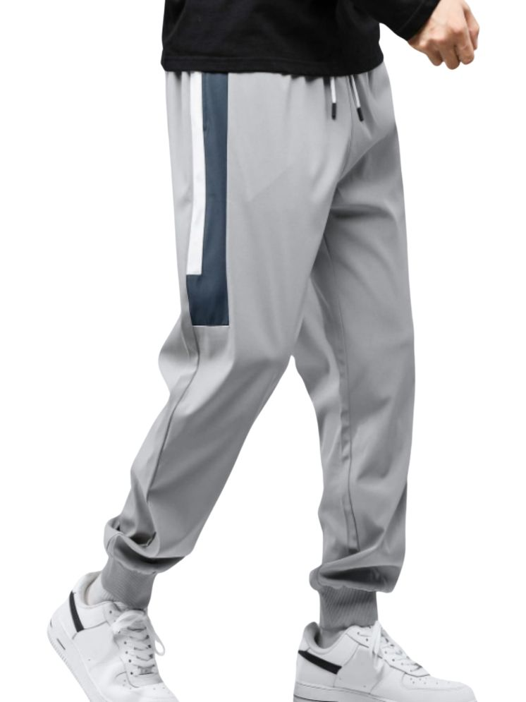     			Forbro Light Grey Polyester Blend Men's Joggers ( Pack of 1 )