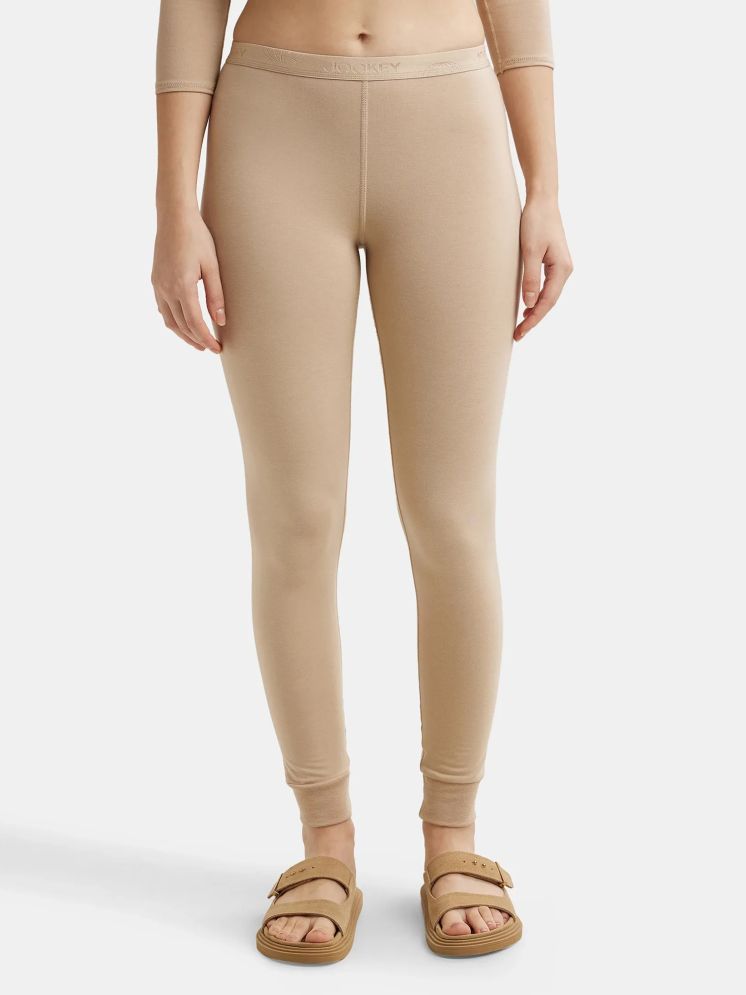     			Jockey 2523 Women Soft Touch Microfiber Elastane Stretch Leggings with StayWarm Technology - Skin