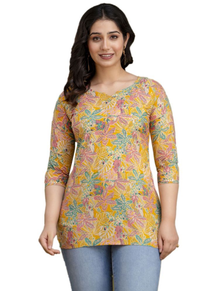     			Nevisha Style Multicolor Cotton Women's Regular Top ( Pack of 1 )