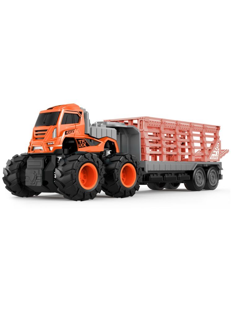     			PANSHUB Metal Toys Alloy Diecast Truck Set Toy, Diecast Miniature Car Model, Best Birthday Gift for Kids (2 Color Truck - Sent Any 1 Truck)