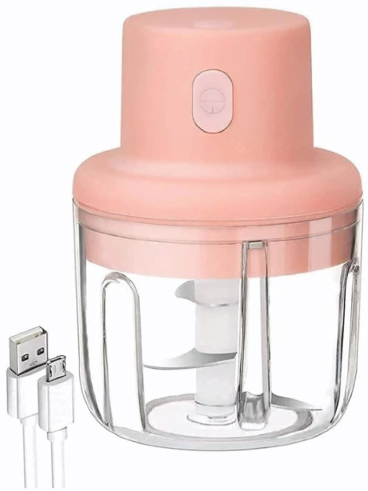     			Tapixaa Rechargeable Chopper Off-White Plastic Electric Chopper 250 ml ( Pack of 1 )