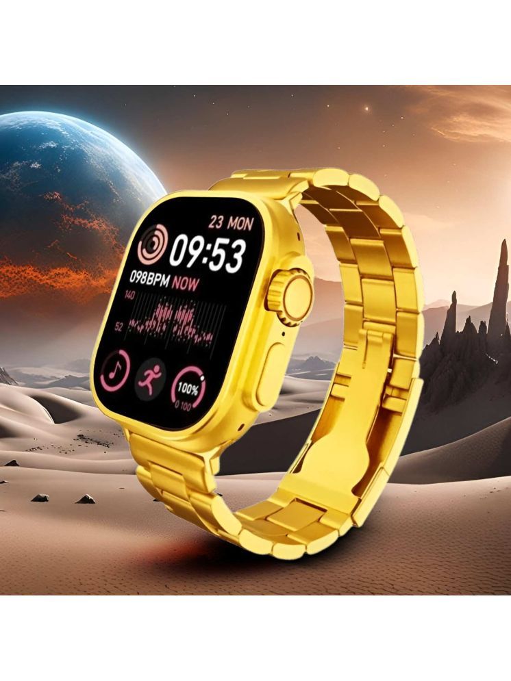     			Truetag New C9 ULTRA 4G Smart Watch Gold Smart Watch