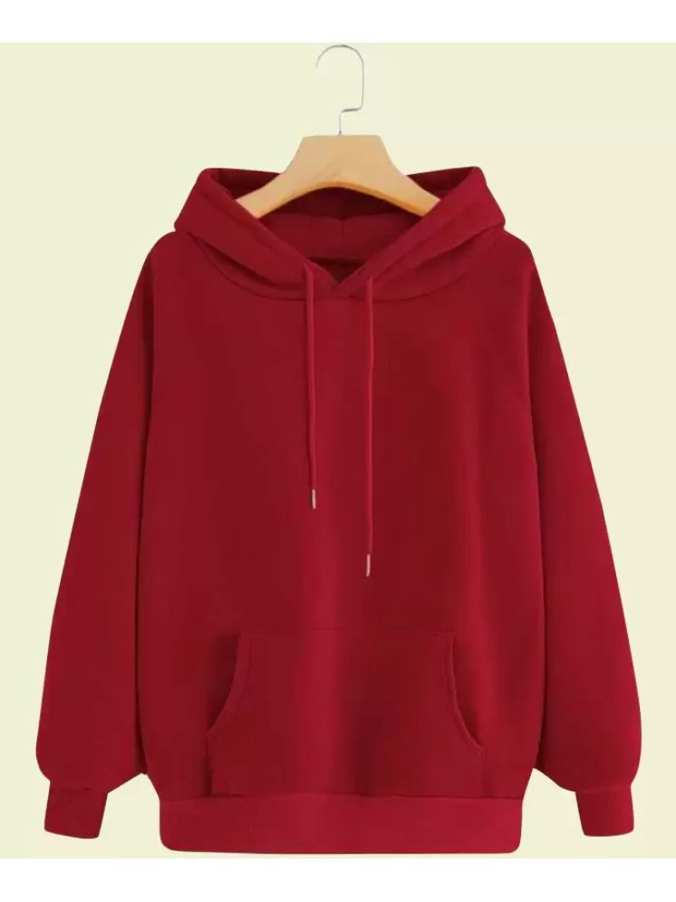     			Unicus Apparel Fleece Women's Hooded Sweatshirt ( Maroon )