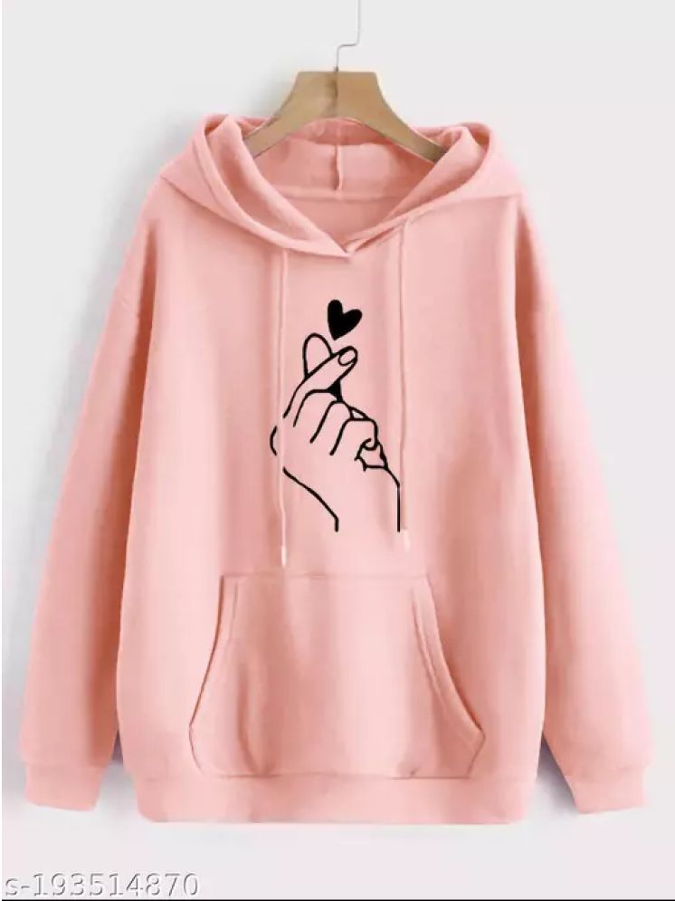     			Unicus Apparel Fleece Women's Hooded Sweatshirt ( Peach )