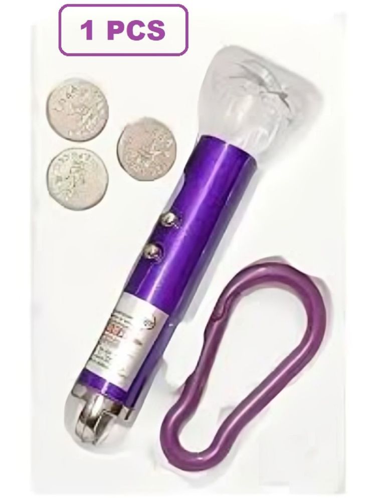     			purple dust - 6W AA Battery Flashlight Torch ( Pack of 1 )