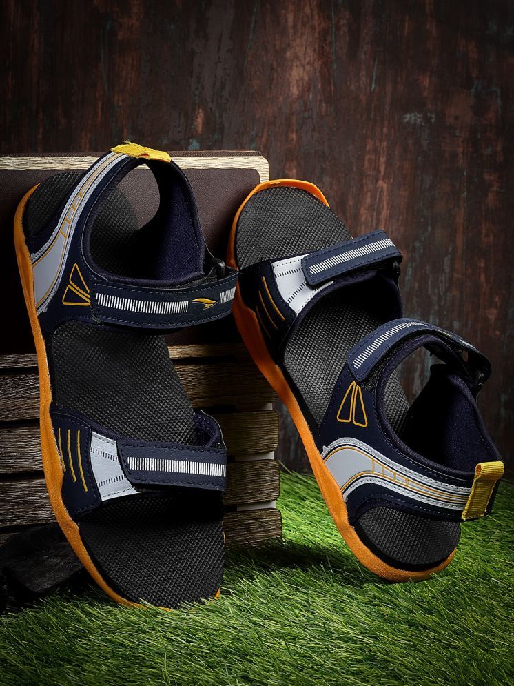     			ASIAN - Navy Men's Floater Sandals