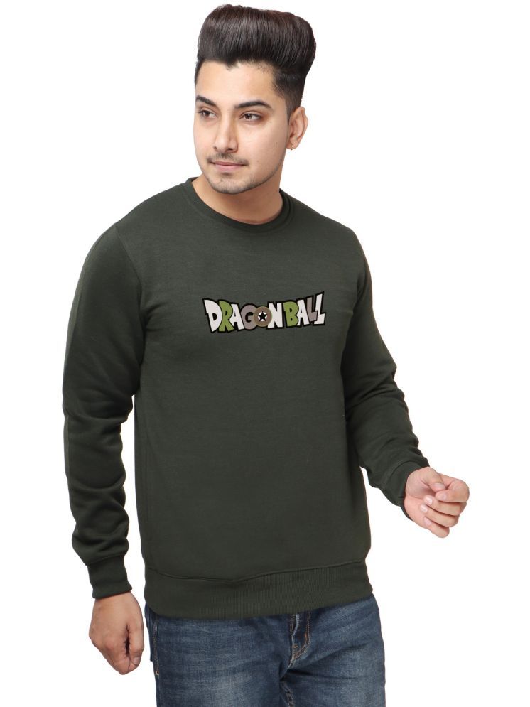     			AZF Fleece Round Neck Men's Sweatshirt - Green ( Pack of 1 )