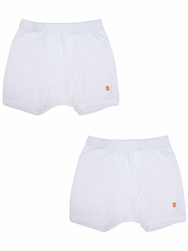     			Bodycare Pack of 2 Cotton Blend Trunks For Boys ( White )