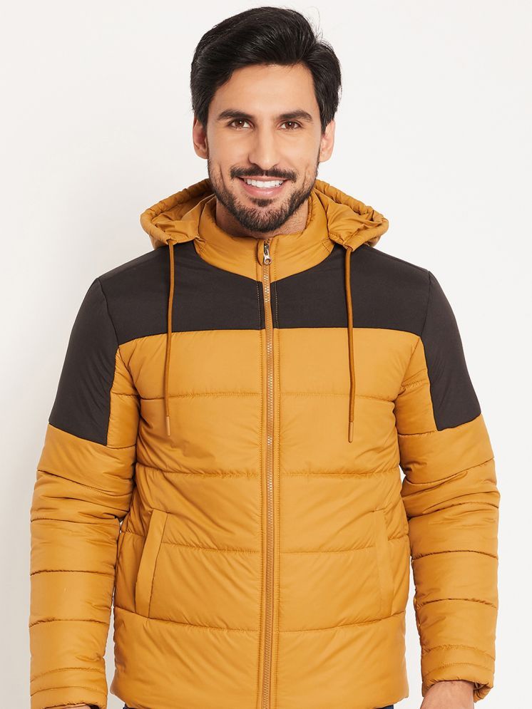     			VERO MODERNO Polyester Men's Puffer Jacket - Mustard ( Pack of 1 )