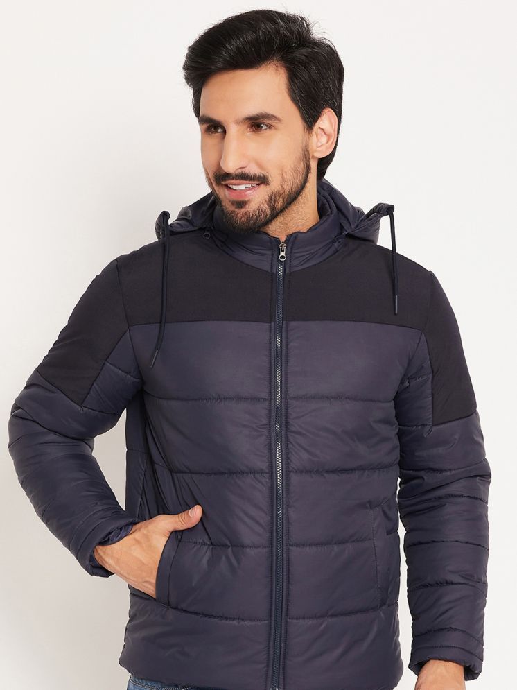     			VERO MODERNO Polyester Men's Puffer Jacket - Navy ( Pack of 1 )