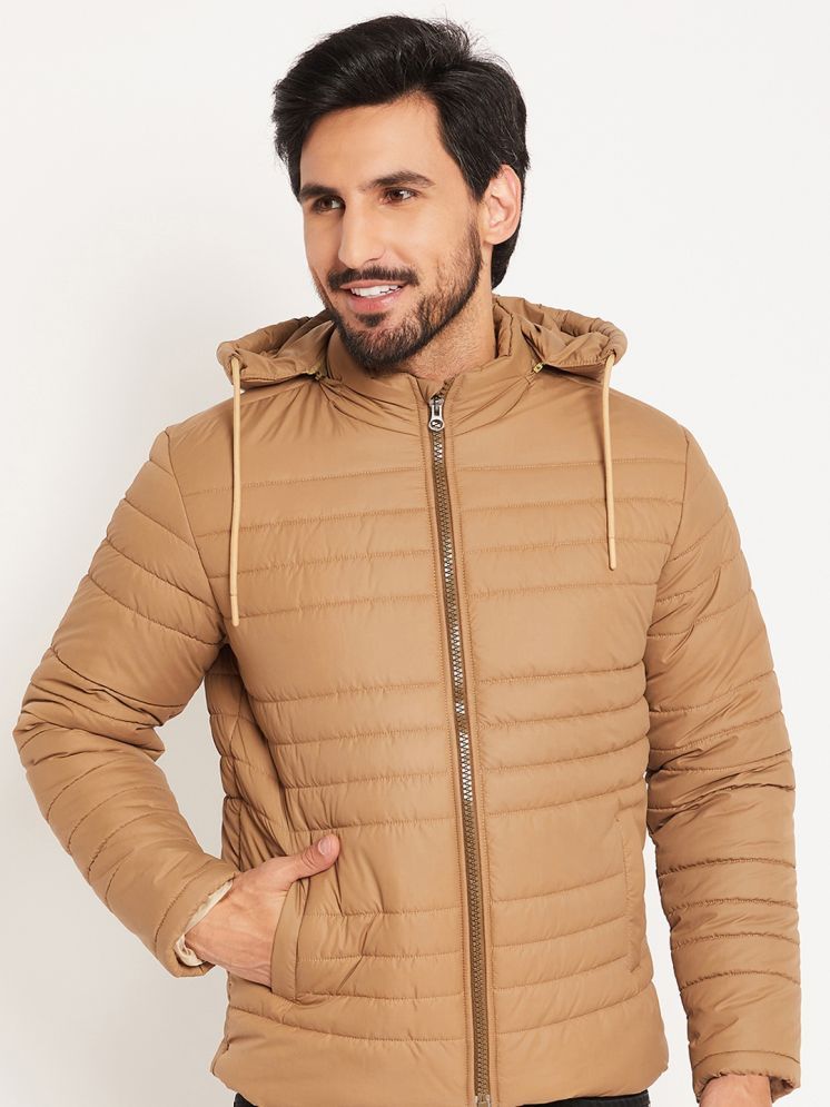     			VERO MODERNO Polyester Men's Puffer Jacket - Beige ( Pack of 1 )