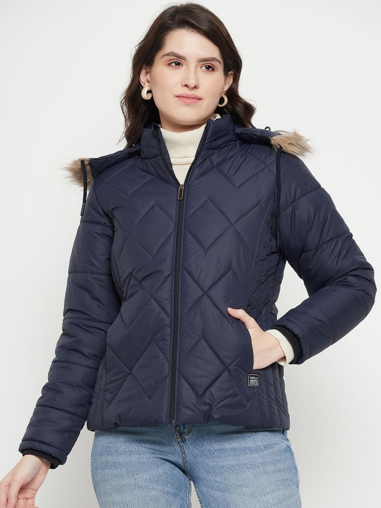     			VERO MODERNO - Polyester Navy Puffer