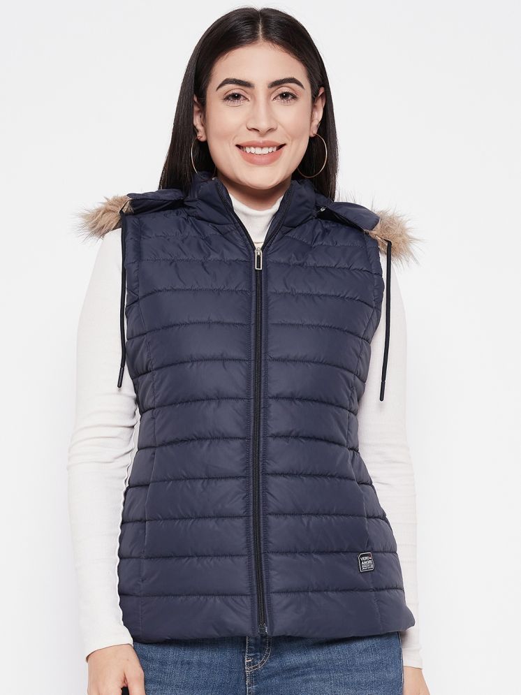     			VERO MODERNO - Polyester Navy Puffer