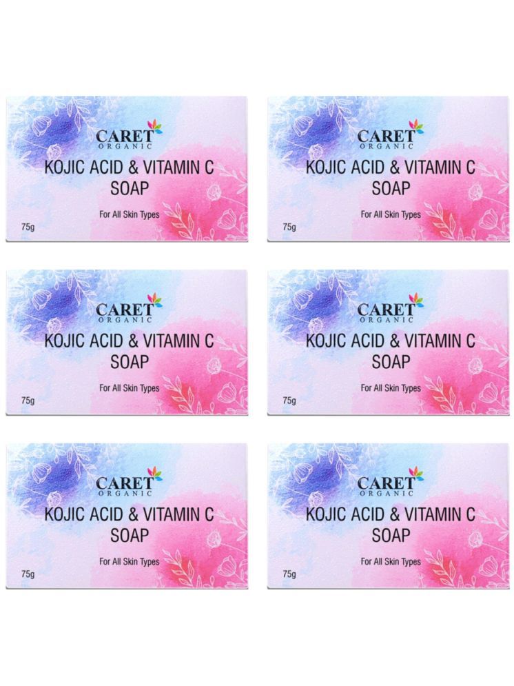     			Caret Organic Beauty & Vitamin C Soap for All Skin Type ( Pack of 6 )