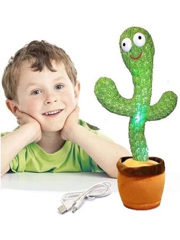     			S.S.B Dancing Cactus Talking Plush Toy with Singing Recording Function - Repeat What You Say-Pack of 1.