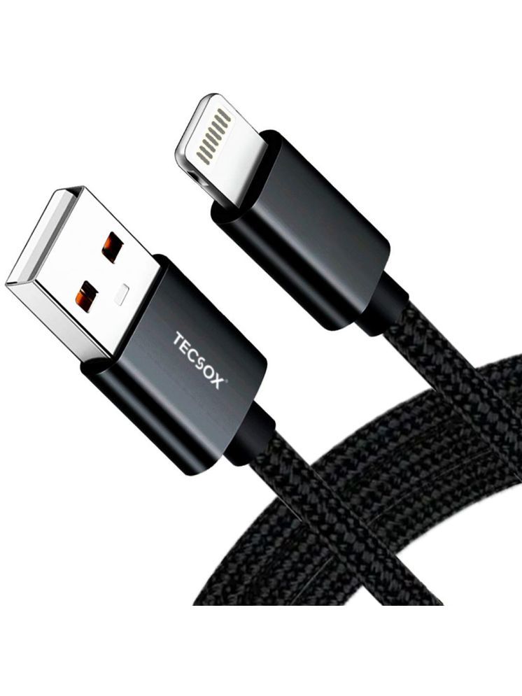     			Tecsox Black 5 A Lightning Cable 1 Meter