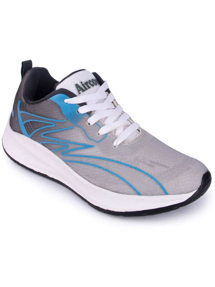     			AIRCON Dark Grey,Blue Men's Sports Running Shoes